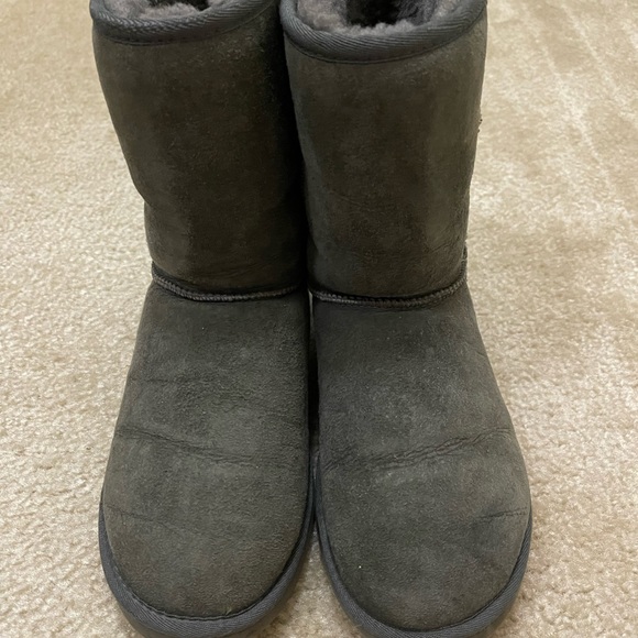 UGG Australia Classic Short Boots Size 8 Color Grey - Picture 1 of 10